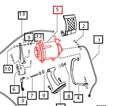 Mahindra Tractor Alternator 006004373F1