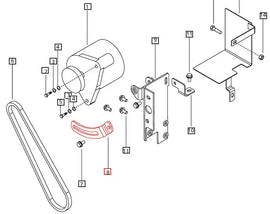 Mahindra Tractor Alternator Tensioning Bracket 005556225R1 Mahindra