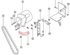 Mahindra Tractor Alternator Tensioning Bracket 005556225R1