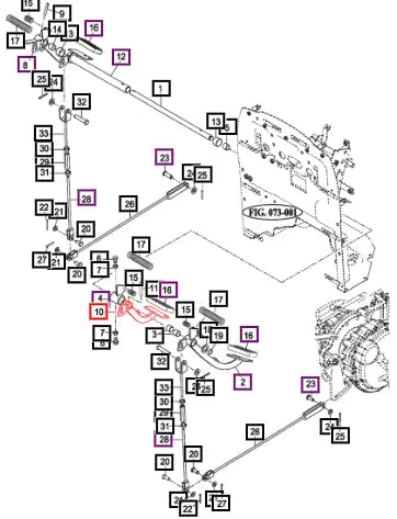 Mahindra Tractor Arm Comp, Master Lever 14723292500 Mahindra Direct Parts
