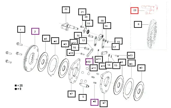 Mahindra Tractor Assembly Of Brake Lever And Brake Shaft R.h 000016151P04 Mahindra Direct Parts