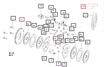 Mahindra Tractor Assembly Of Brake Lever And Brake Shaft R.h 000016151P04 Mahindra Direct Parts