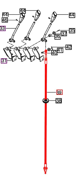 Mahindra Tractor Aux Lever Cable 15807592200 Mahindra Direct Parts