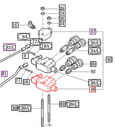 Mahindra Tractor Aux Valve Exterior Spring 17995080961 Mahindra Direct Parts