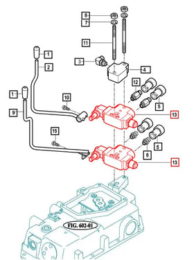 Mahindra Tractor Auxiliary Hydraulic Valve 17995080960 Mahindra