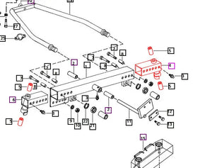 Mahindra Tractor Axle Extension Left Hand LH 005557322R91 Mahindra Direct Parts