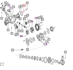 Mahindra Tractor Axle Spacer Bolt E006507868D1 Mahindra Direct Parts