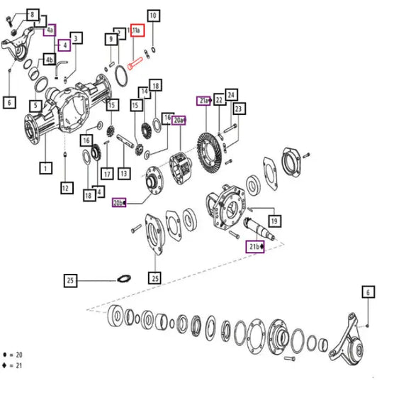 Mahindra Tractor Axle Spacer Bolt E006507868D1 Mahindra Direct Parts