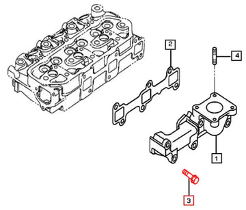 Mahindra Tractor B Bolt F1035 06018 006054218K01 Mahindra Direct Parts