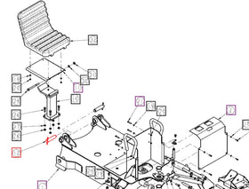 Mahindra Tractor Backhoe Attachment Pin ANSBMF4976A-5100 Mahindra