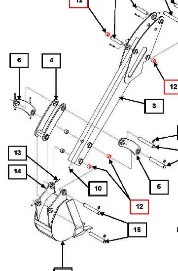 Mahindra Tractor Backhoe Bushing KMW03102004 Mahindra Direct Parts