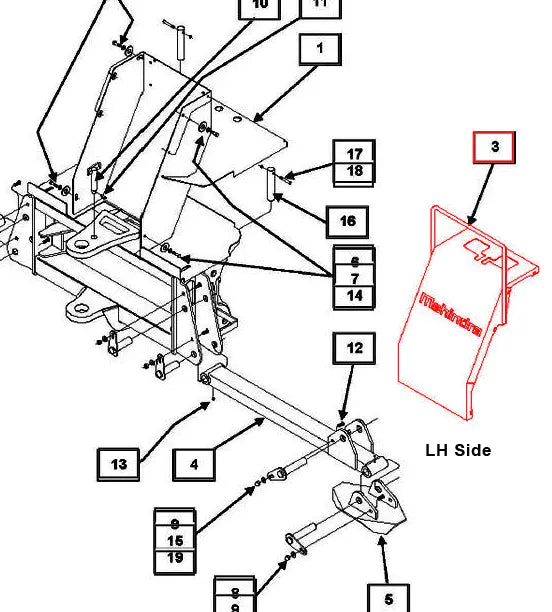 Mahindra Tractor Backhoe Cover Plate Assembly Stacked Valve KMW61011138 Mahindra Direct Parts