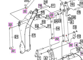 Mahindra Tractor Backhoe Grease Nipple 0231-060000 Mahindra Direct Parts