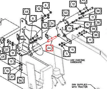 Mahindra Tractor Backhoe Pivot Pin AME849734 Mahindra Direct Parts