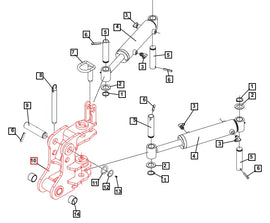 Mahindra Tractor Backhoe Swing Post ATI121040 Mahindra Direct Parts