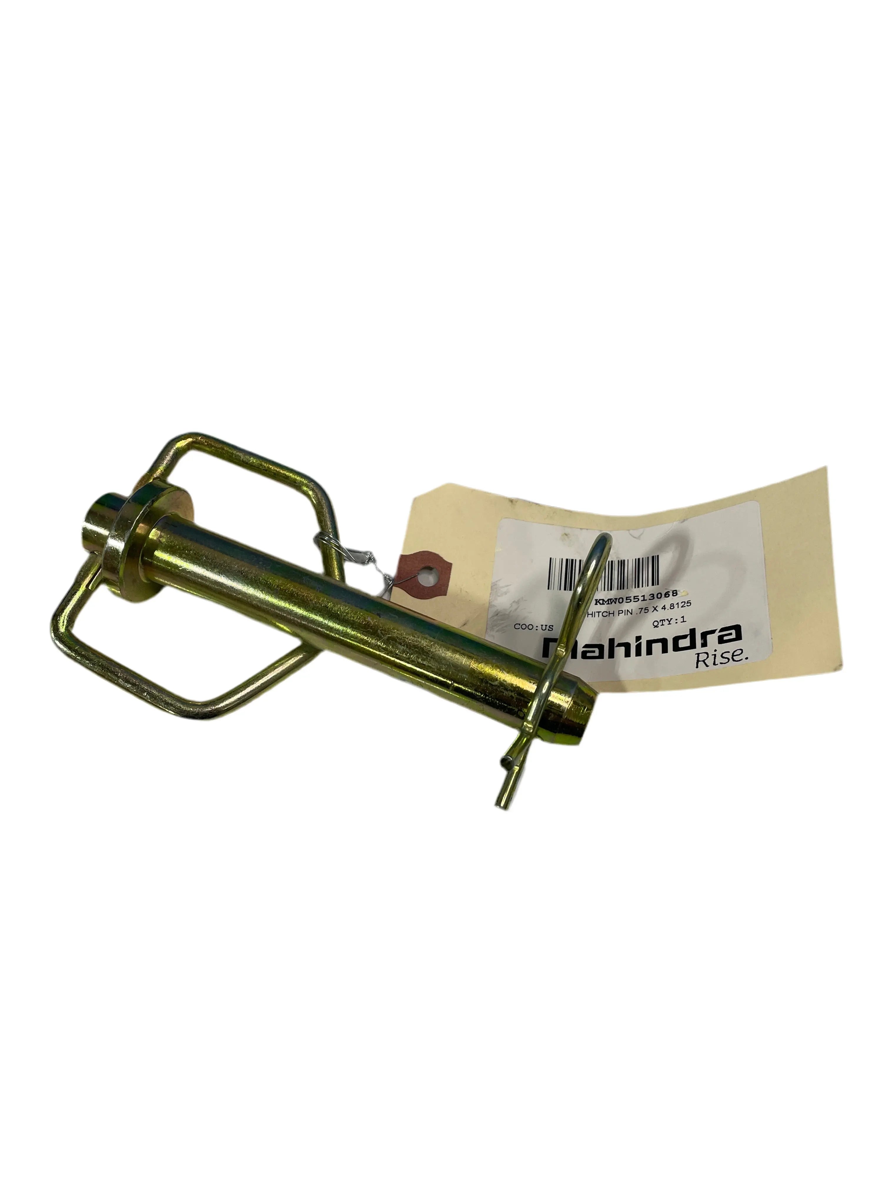 Mahindra Tractor Backhoe Swing Transport Locking Latch Pin KMW05513068 Mahindra