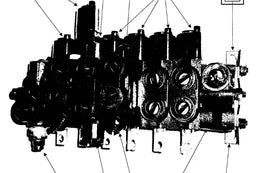 Mahindra Tractor Backhoe Valve Seal Kit KMW05806124 Mahindra Direct Parts