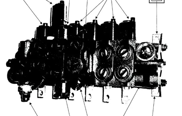 Mahindra Tractor Backhoe Valve Seal Kit KMW05806124 Mahindra Direct Parts