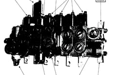Mahindra Tractor Backhoe Valve Seal Kit KMW05806124