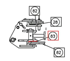 (Limited Availability) Mahindra Tractor Backhoe Washer Plate AME855171