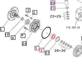 Mahindra Tractor Ball Bearing 07500063060 Mahindra Direct Parts