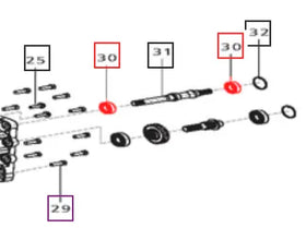 Mahindra Tractor Ball Bearing 25x52x15 006505607D1 Mahindra Direct Parts