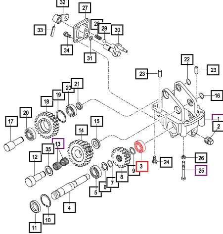 Mahindra Tractor Ball Bearing 2810hst V6001106203 Mahindra Direct Parts