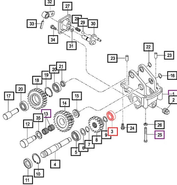 Mahindra Tractor Ball Bearing 2810hst V6001106203 Mahindra Direct Parts