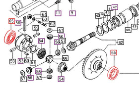 Mahindra Tractor Ball Bearing 6011 V6001106011 Mahindra Direct Parts