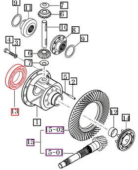 Mahindra Tractor Ball Bearing 6214 V6001106214 Mahindra Direct Parts