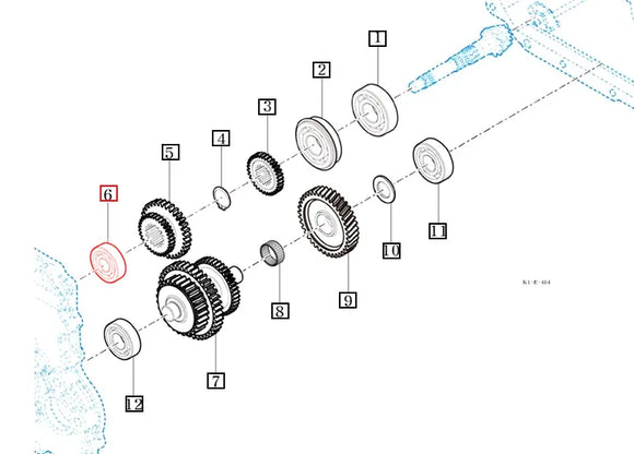 Mahindra Tractor Ball Bearing 6303 V6041106303 Mahindra Direct Parts