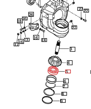 Mahindra Tractor Ball Bearing V6001106309 Mahindra Direct Parts
