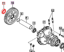 Mahindra Tractor Ball Bearing V6041106209 Mahindra Direct Parts