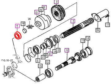 Mahindra Tractor Ball Bearing(6205 N) (for Pto) V6001606205 Mahindra Direct Parts
