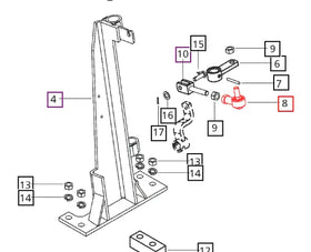 Mahindra Tractor Ball / Heim Joint 006500931C91 Mahindra Direct Parts