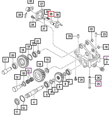 Mahindra Tractor Ball , Steel V6802000010 Mahindra Direct Parts