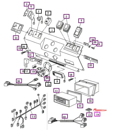 Mahindra Tractor Band, Harness 16606691080 Mahindra Direct Parts