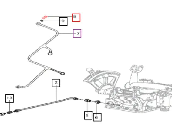 Mahindra Tractor Banjo Bolt 007200824C1 Mahindra
