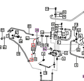 Mahindra Tractor Banjo Bolt 007200824C1 Mahindra