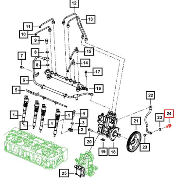 Mahindra Tractor Banjo Bolt - M10x1.0-30 0311AAB00390N Mahindra Direct Parts