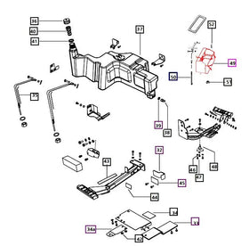 Mahindra Tractor Battery Box 007530830D93 Mahindra