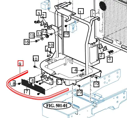 Mahindra Tractor Battery Bracket Insulator 12391120050 Mahindra Direct Parts