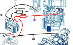 Mahindra Tractor Battery Wiring Harness 15896802203