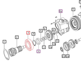 Mahindra Tractor Bearing 000012146P04 Mahindra Direct Parts