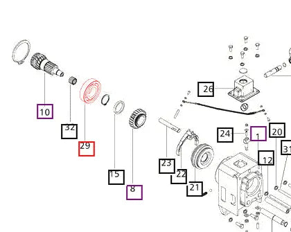 Mahindra Tractor Bearing 000012146P04 Mahindra Direct Parts