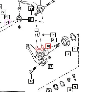 Mahindra Tractor Bearing 001231413R91 Mahindra Direct Parts