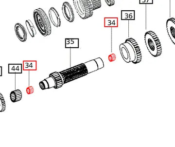 Mahindra Tractor Bearing 005551769R91 Mahindra Direct Parts