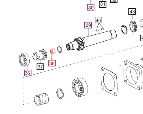 Mahindra Tractor Bearing 005551769R91 Mahindra Direct Parts