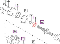 Mahindra Tractor Bearing 005554053R91