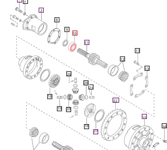 Mahindra Tractor Bearing 005554053R91 Mahindra Direct Parts